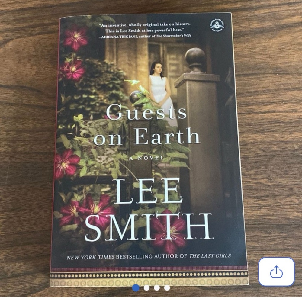 GUESTS ON EARTH Lee Smith 1st Paperback Ed. Signed Historical The Great Gatsby